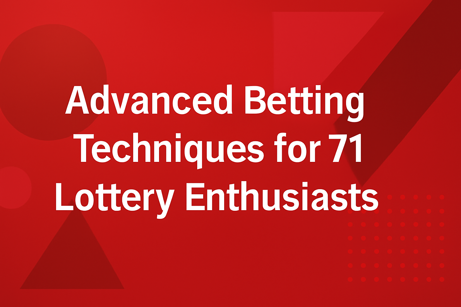 Informative visual about secure access for the 71 Lottery.