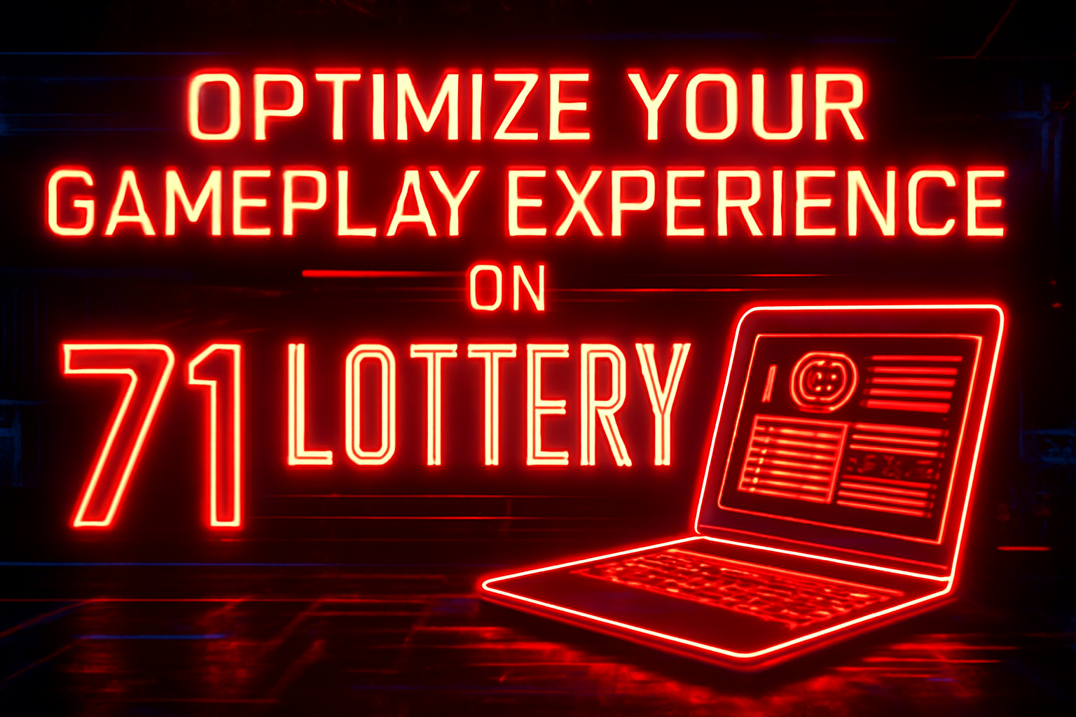 Informative visual about secure access for the 71 Lottery.