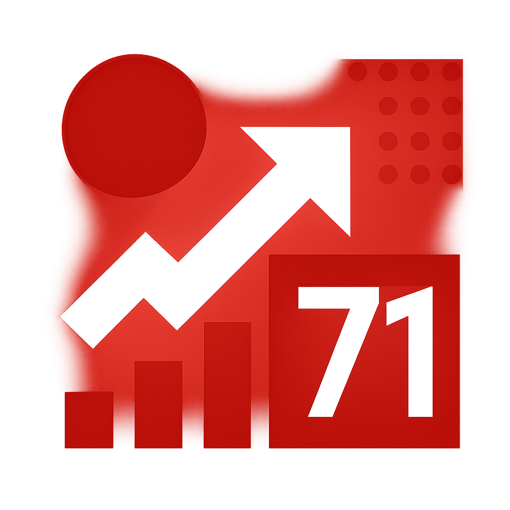 Badge representing the 71 Lottery account creation guide