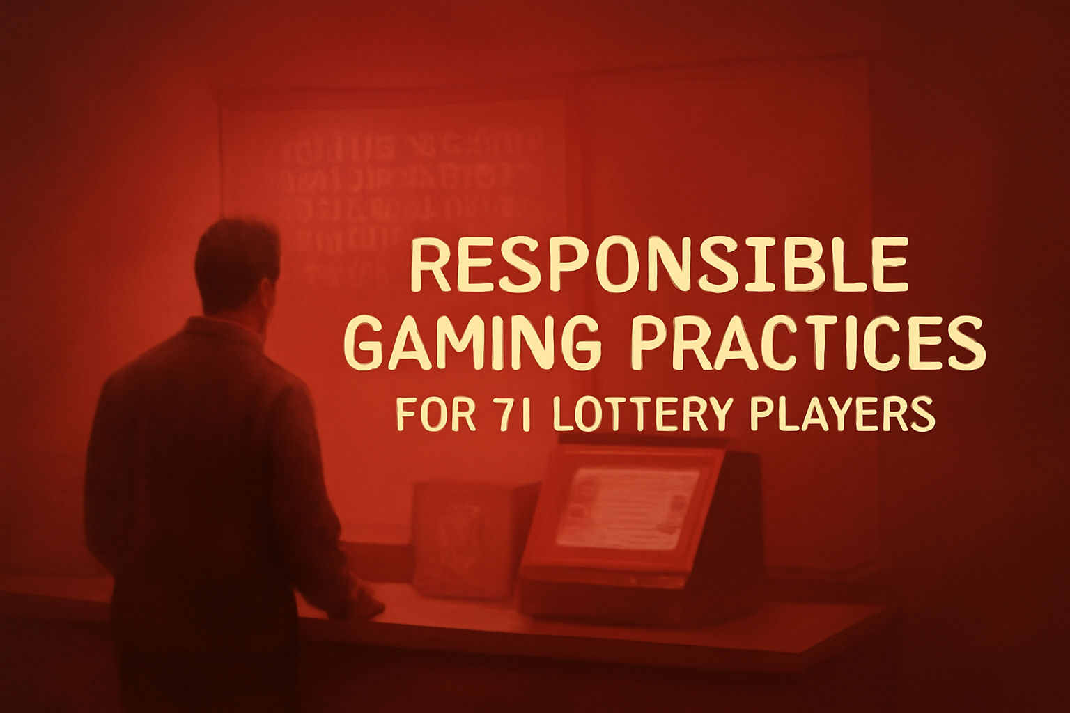 An educational visual representation of securing an account on the 71 Lottery platform.