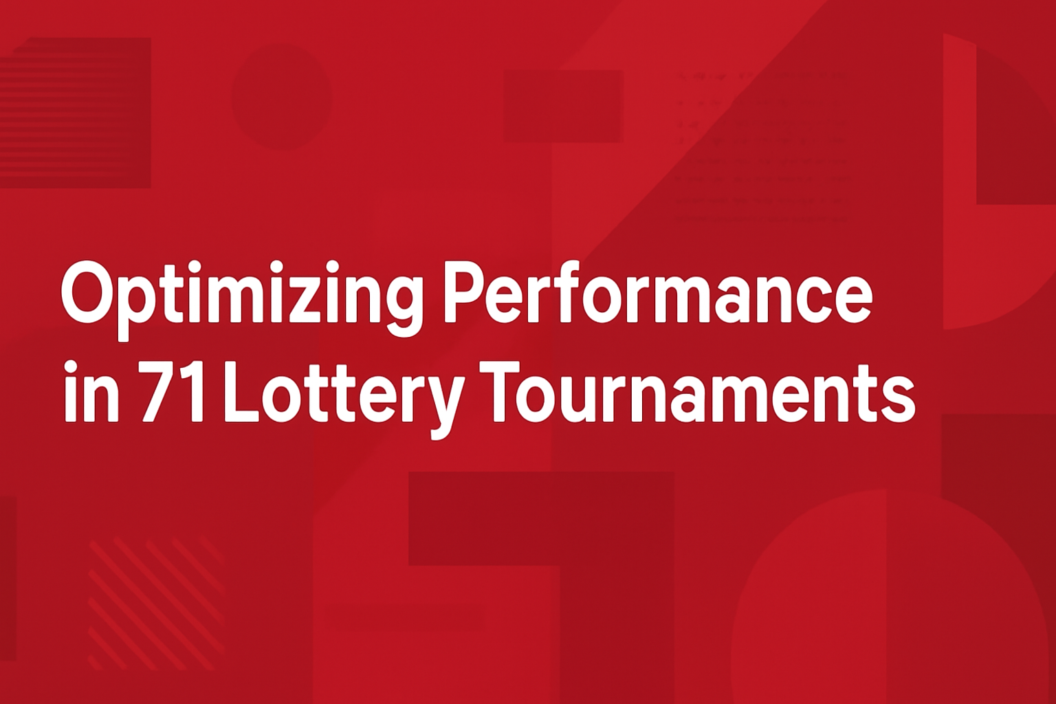 An informative scene depicting the 71 Lottery User Guide for Beginners