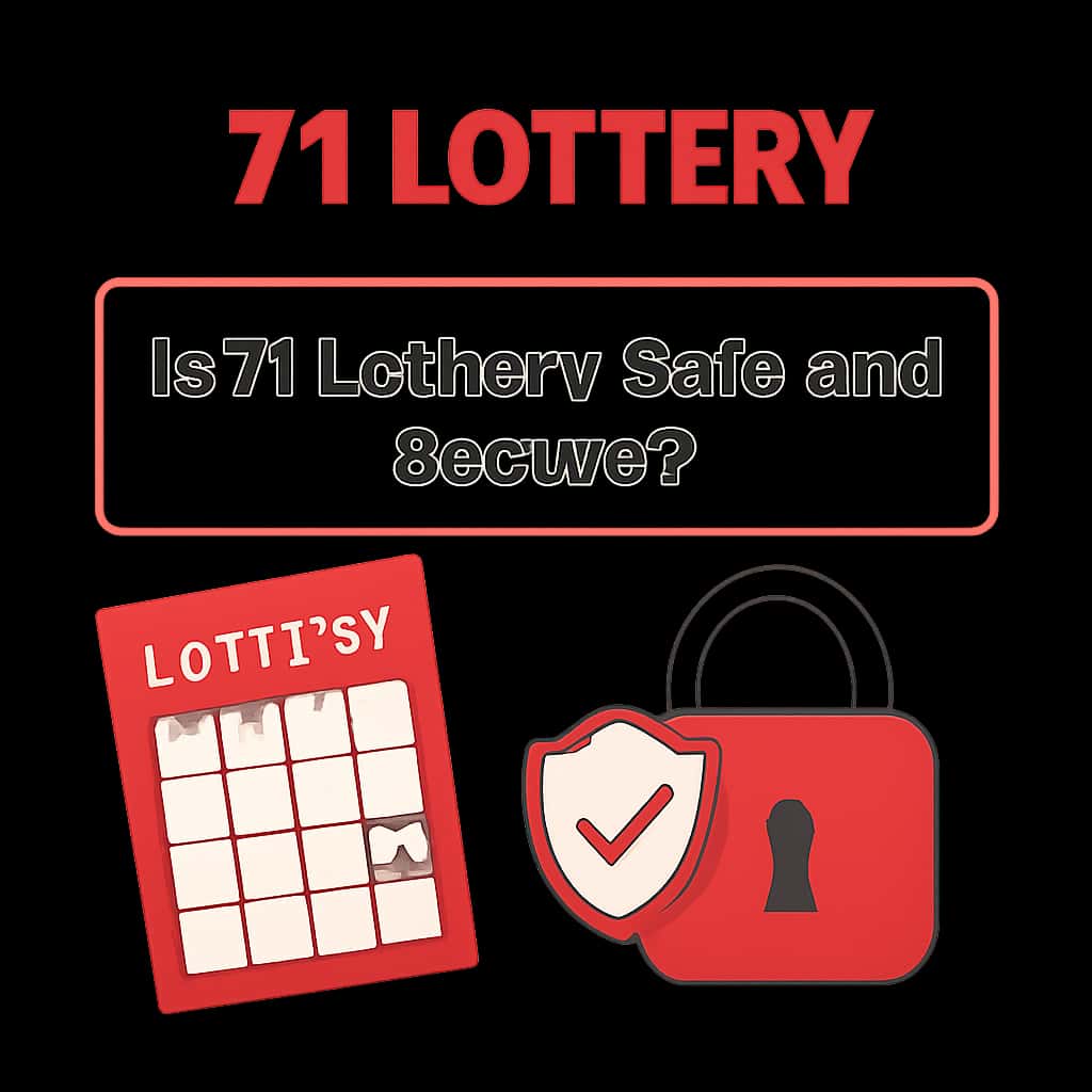An educational illustration demonstrating the safety protocols of 71 Lottery.